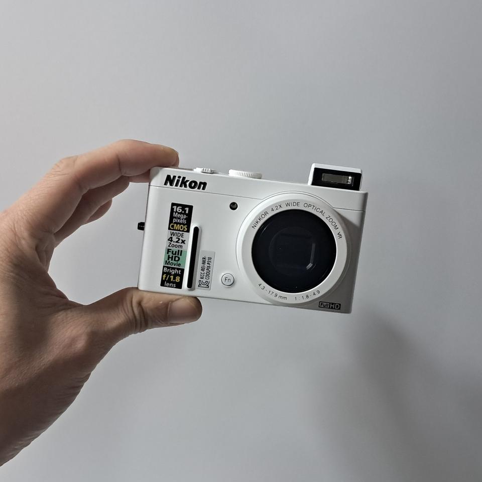 팝업 플래시!) 니콘 쿨픽스 P310 화이트 디카