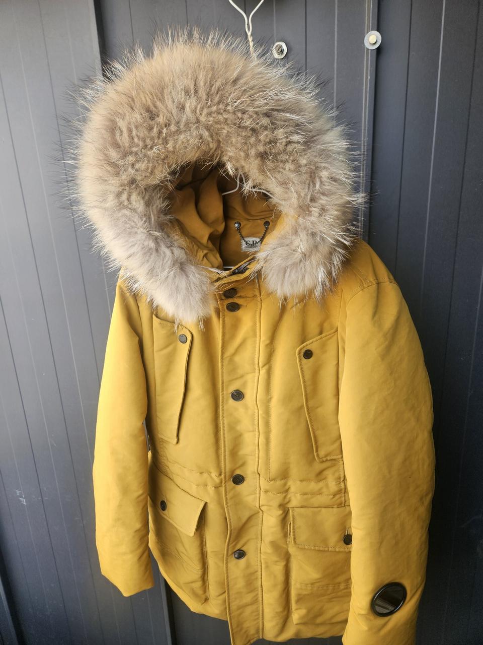 100●씨피컴퍼니 정품 머스타드 라쿤퍼 봄버 패딩
