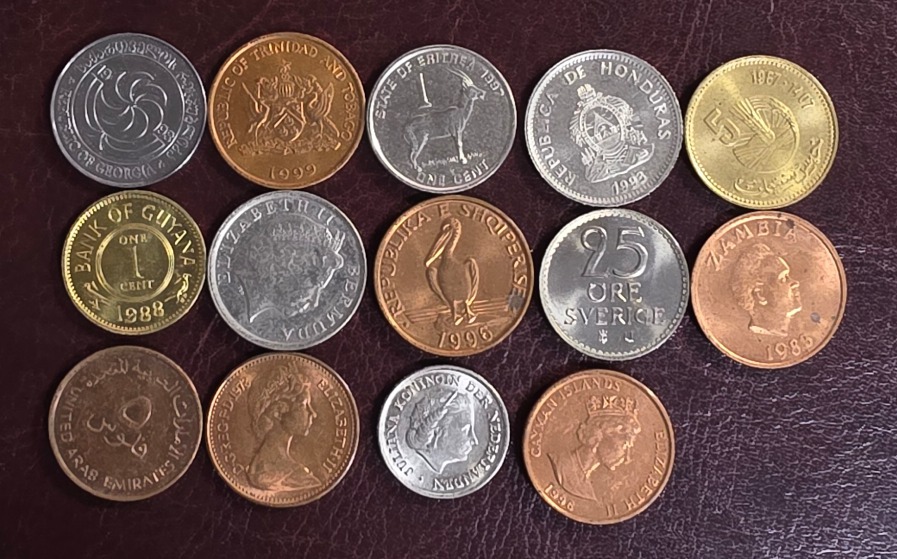 세계 초소형 미사용 주화 14종