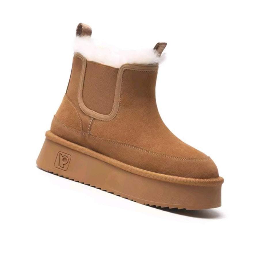 여성겨울부츠 숏부츠 스웨이드 보온 안감 미끄럼X 앞지퍼 225~250