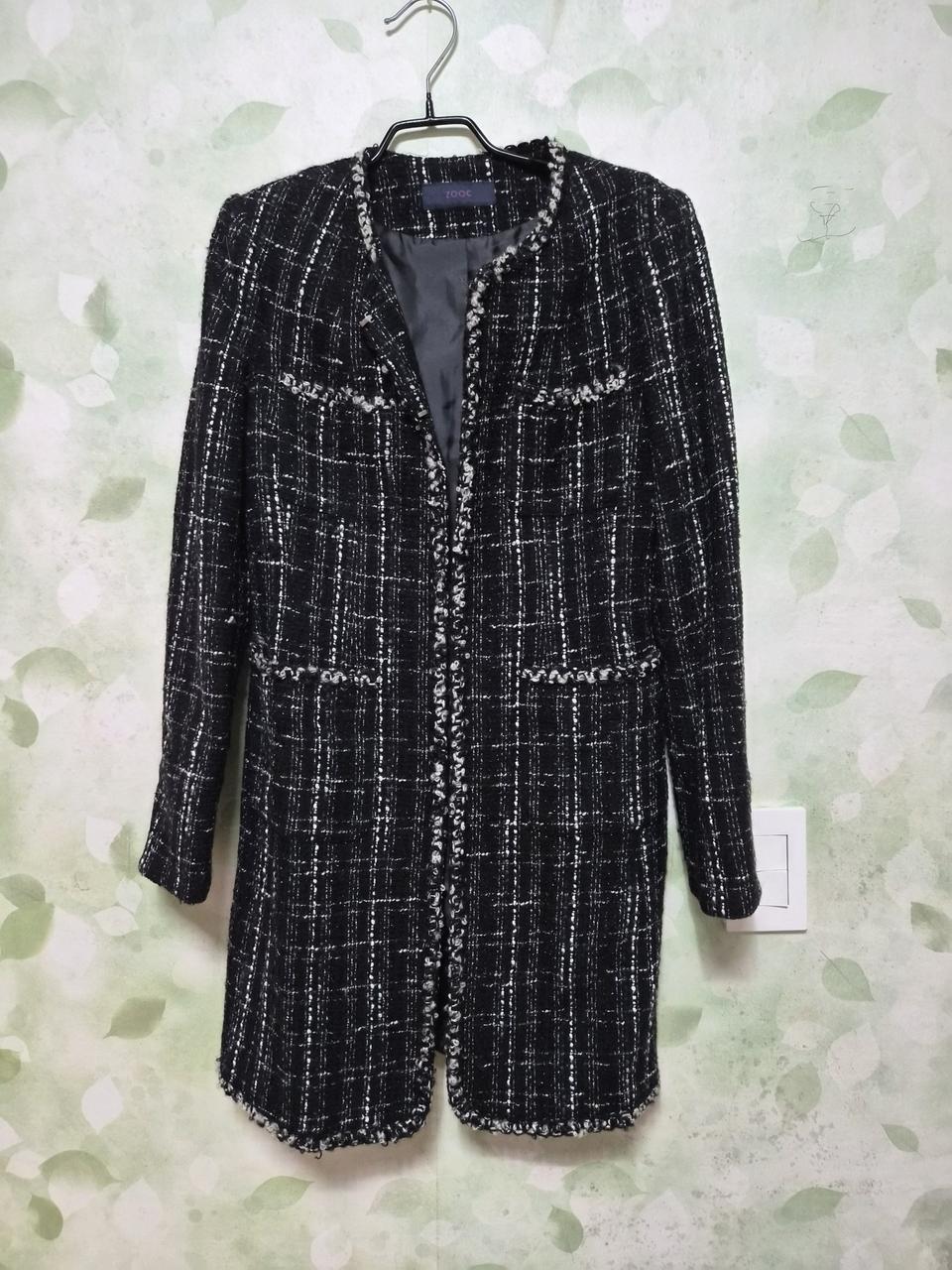 ZOOC 트위드롱자켓