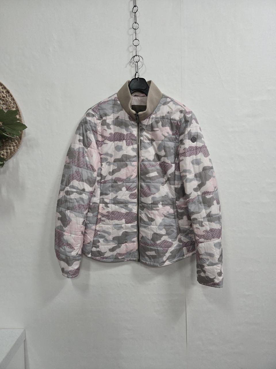 코오롱스포츠 여성 카모 퀼팅 점퍼 90