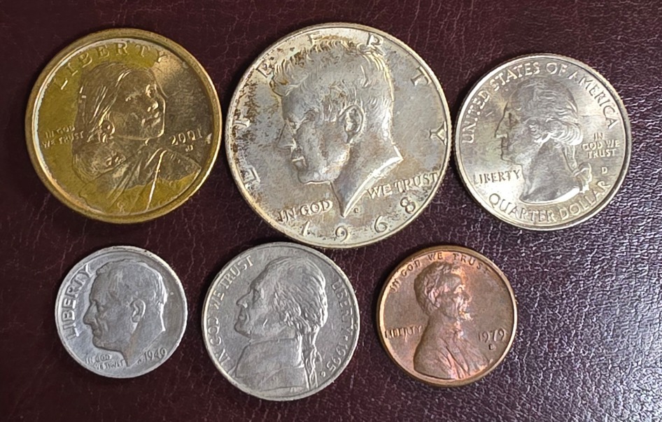 미국 6종 사용제 주화