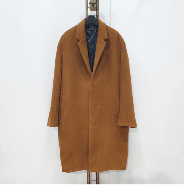 (JJ28834)드로우핏 캐시미어혼방 히든 싱글 코트 XL