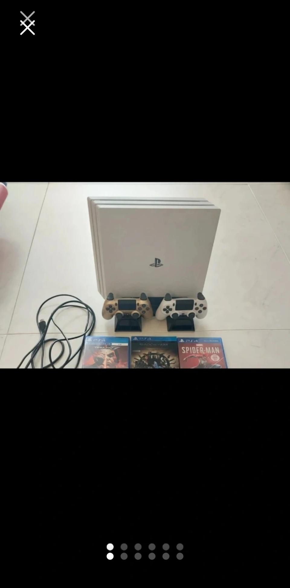 PS4 Pro 화이트 + 듀얼쇼크 + 타이틀 9개