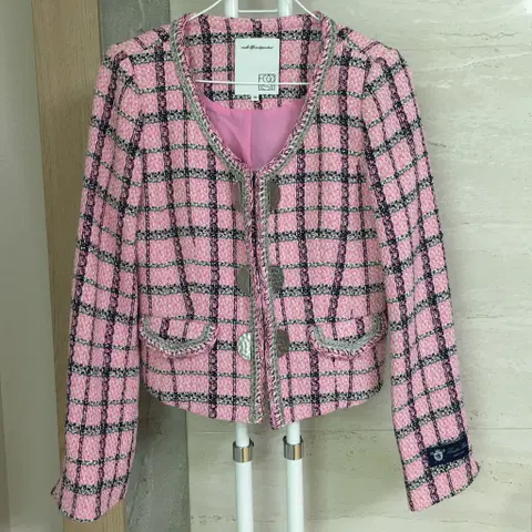 에고이스트 라운드넥 트위드 자켓 55