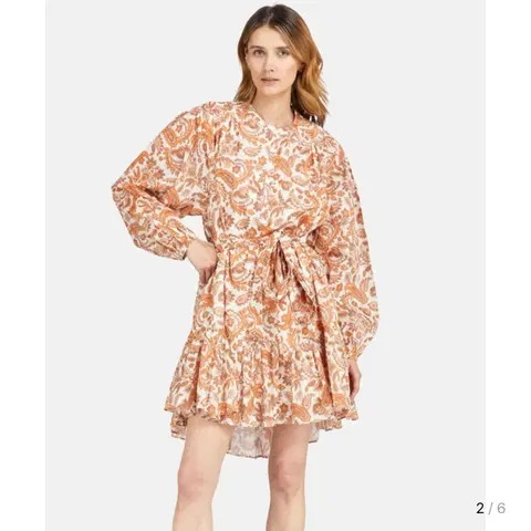 Maje 마쥬 23 페이즐리 벨티드 원피스 36