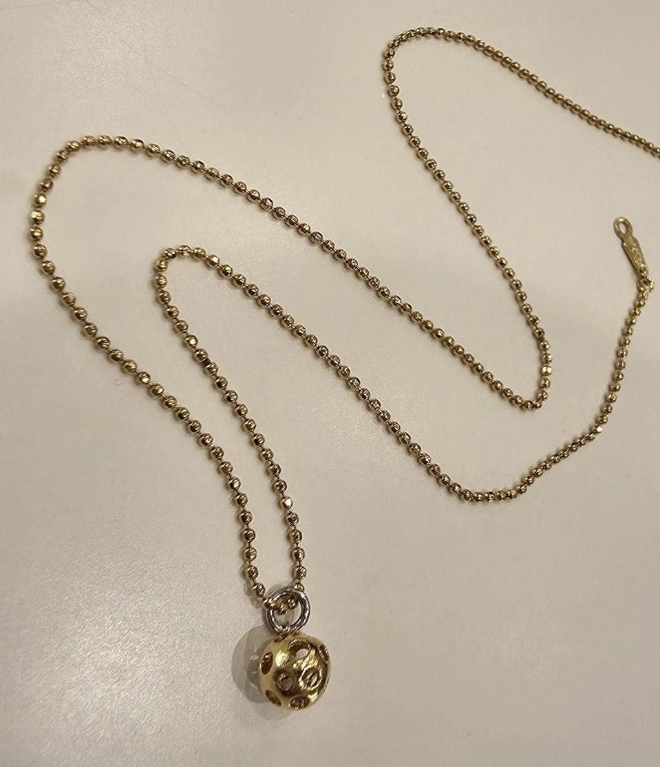 18k골드_심플 볼 팬던트