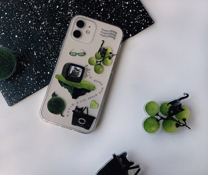 목스녹스 스튜디오 acid green 폰케이스