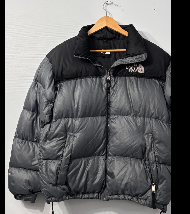 노스페이스 눕시 700 패딩 회색 100