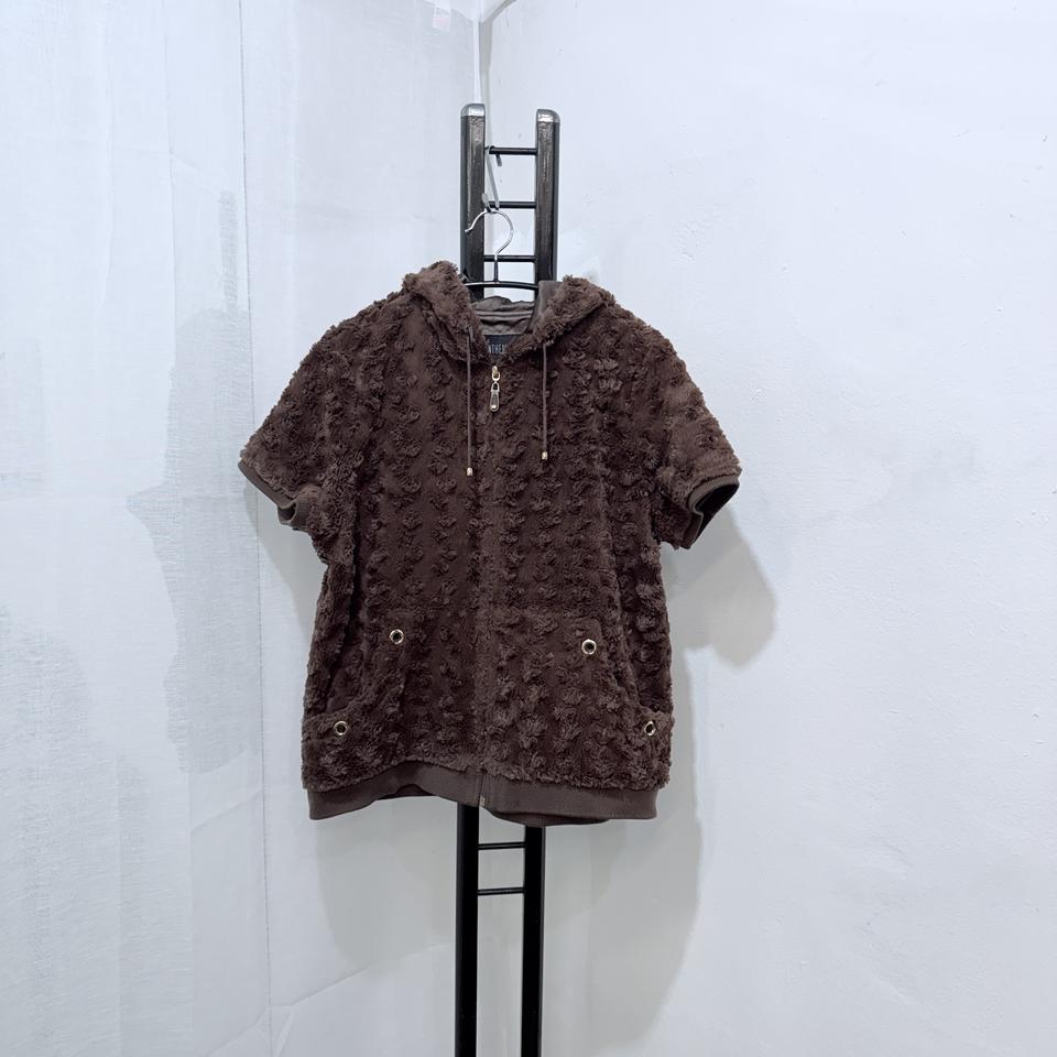 앤썸골프 반팔레이어드후드 털후드 3989