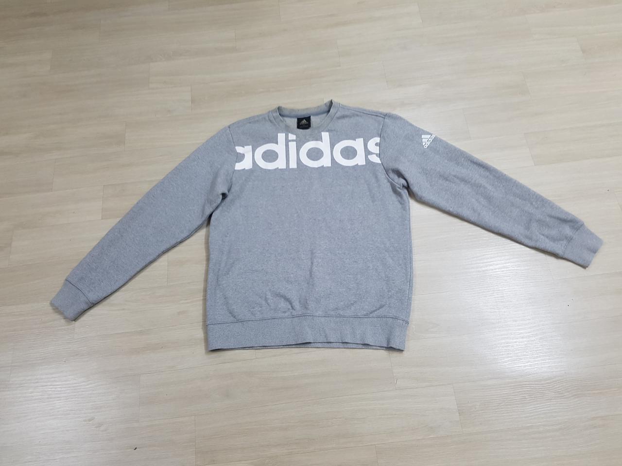 아디다스 정품 남성티셔츠 긴팔티셔츠 기모 사이즈 95 상태굿