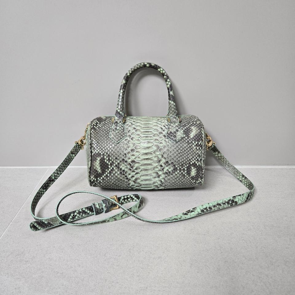 GLENDA BLOOM 글랜다 블룸 뱀피 아담한 투웨이백