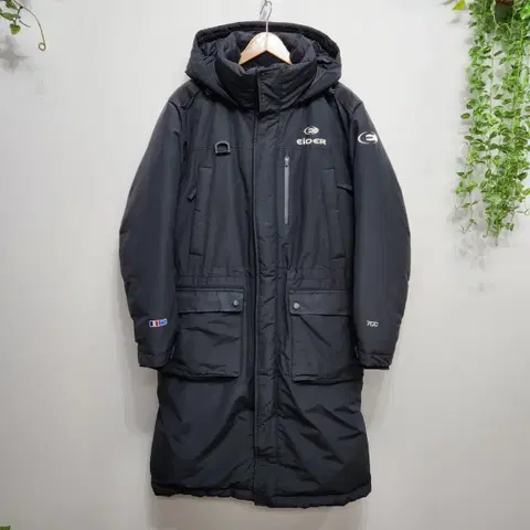 아이더 남성 타이탄 덕다운 롱패딩 XL 사이즈