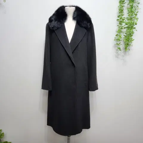 쉬즈미스 폭스퍼 캐시미어 블렌드 코트 77 사이즈