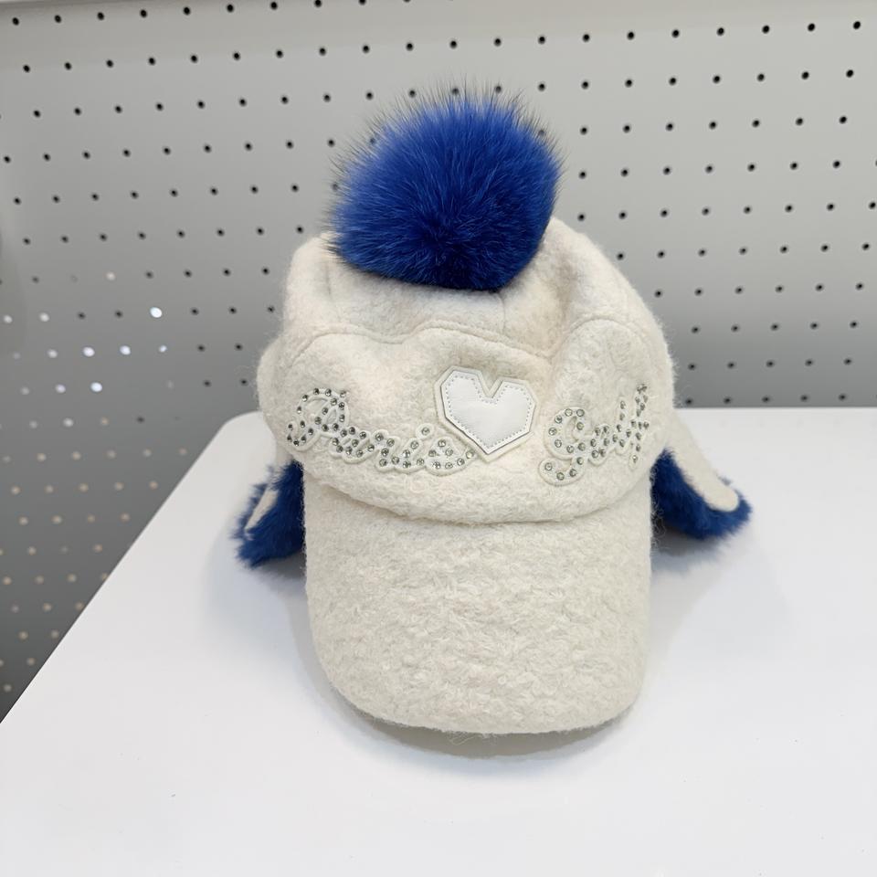 블루퍼 귀돌이 모자 골프모자 겨울모자 4018