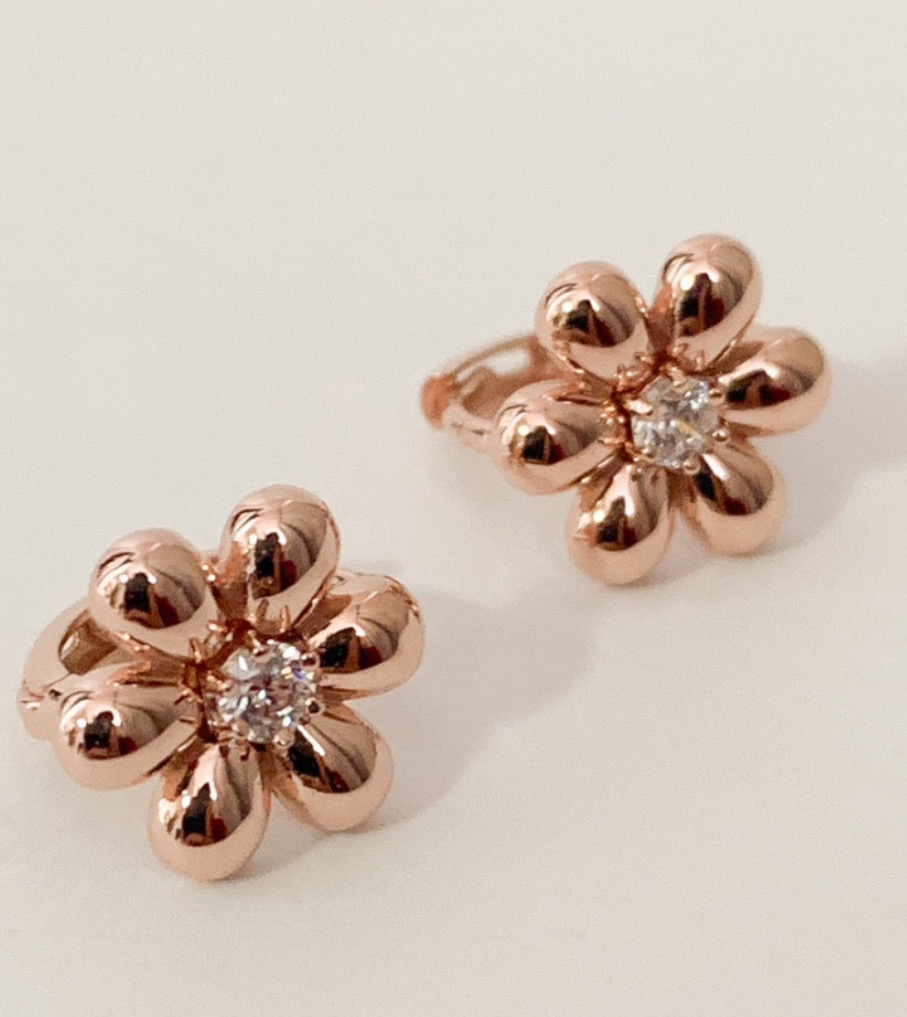 14k핑크골드귀걸이