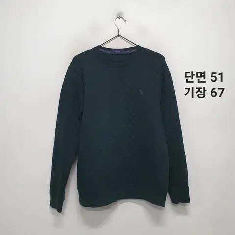 헤지스 퀼팅 맨투맨 티셔츠