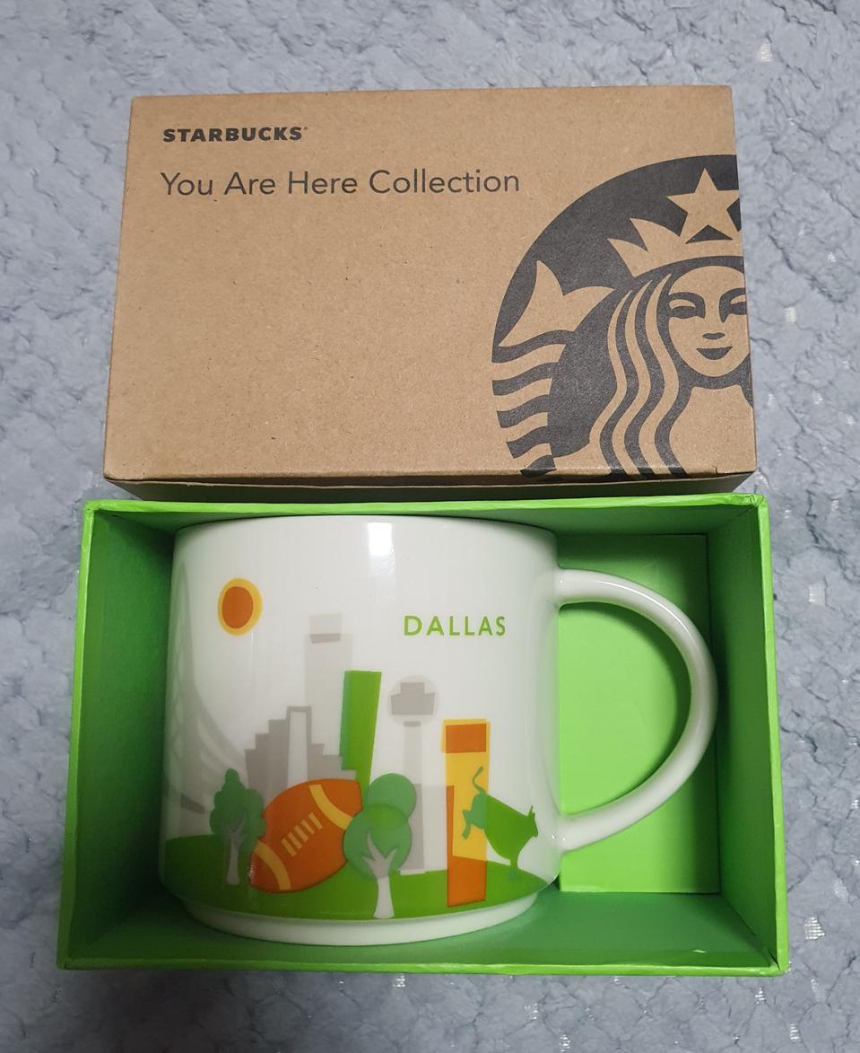 스타벅스 달라스 유아히어 머그 (시티머그)