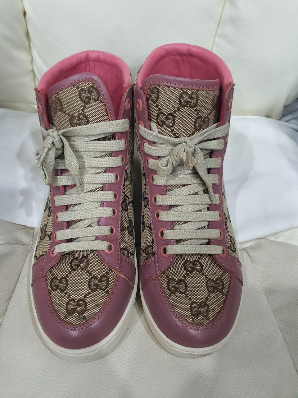 구찌 하이탑 스니커즈(정품)