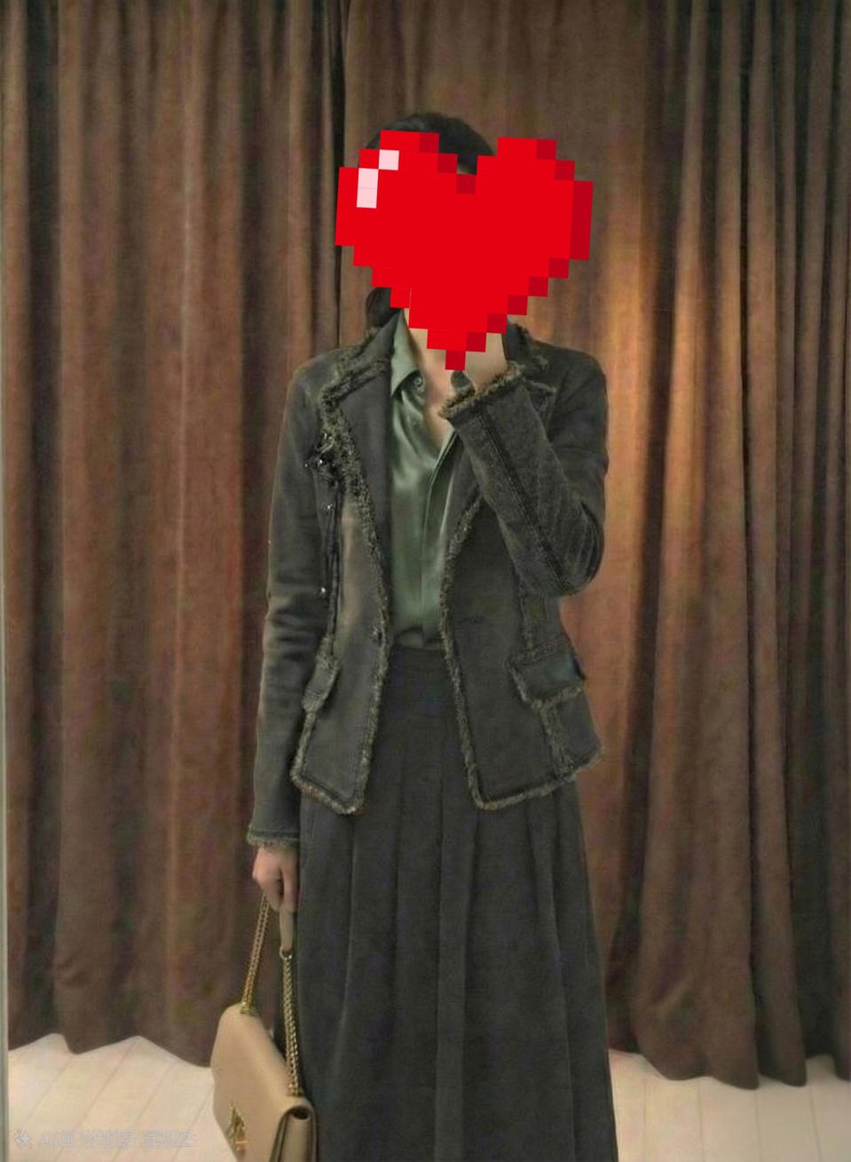 DEMOO 데무 데님 자켓 소장용 S사이즈