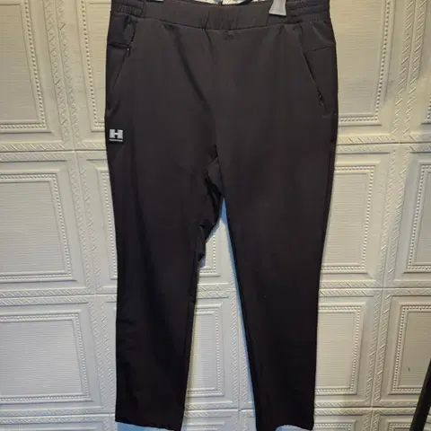 HUMMA 여성 기모 블랙 트레이닝 바지