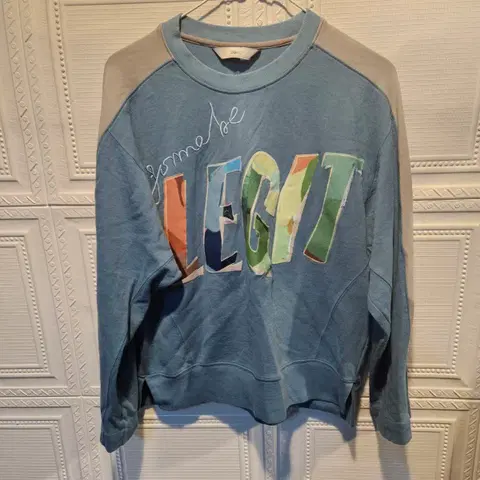 듀엘 오버핏 맨투맨