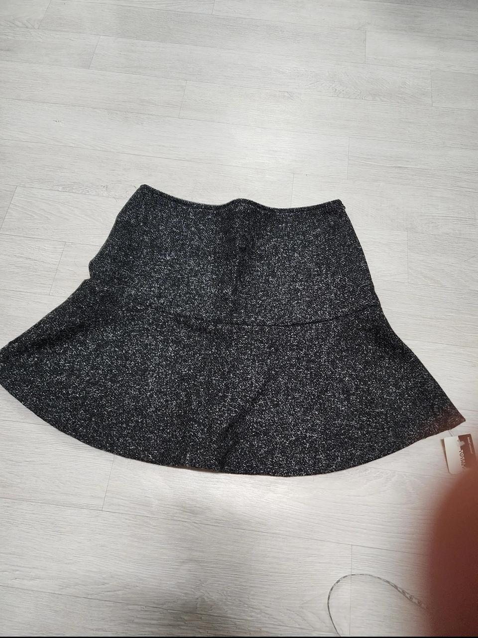 모직 플레어 미니스커트   새상품