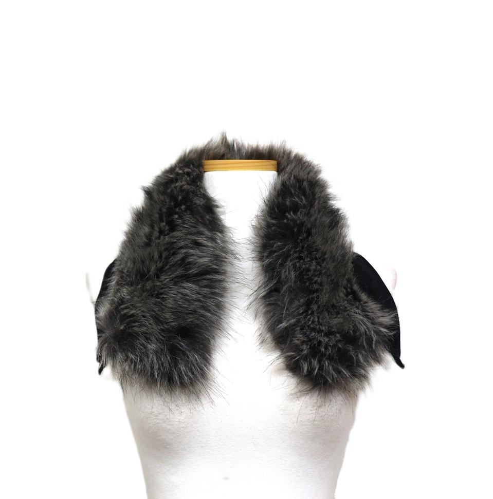 R124 (리폼용)천연모피카라(라쿤)/ 폭9센치 /총길이60/사놀까