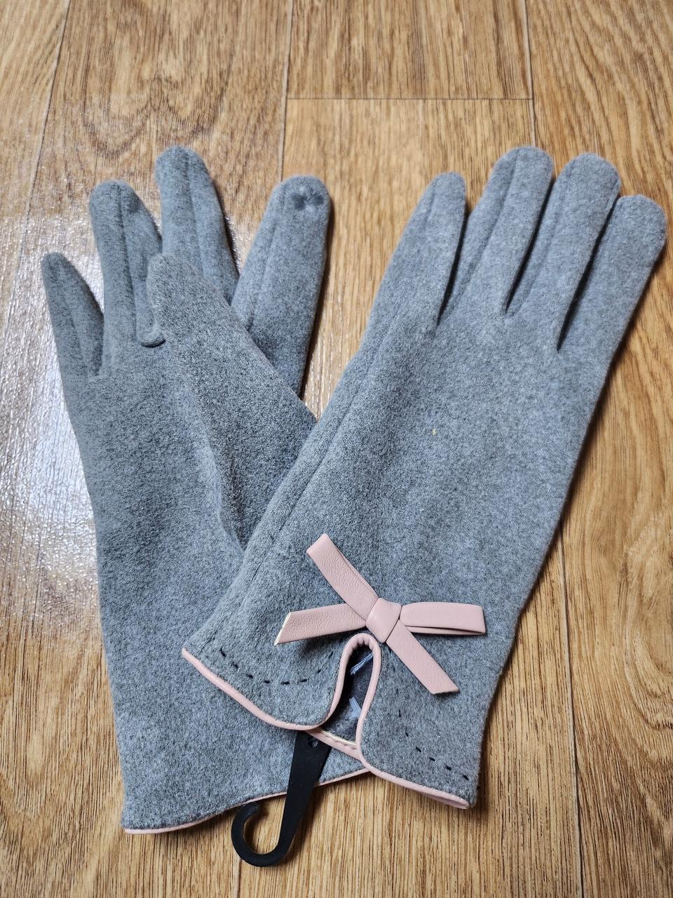 따뜻하고 신축성좋은 그레이 기모장갑(운전할때도 너무 좋음)~  새상품