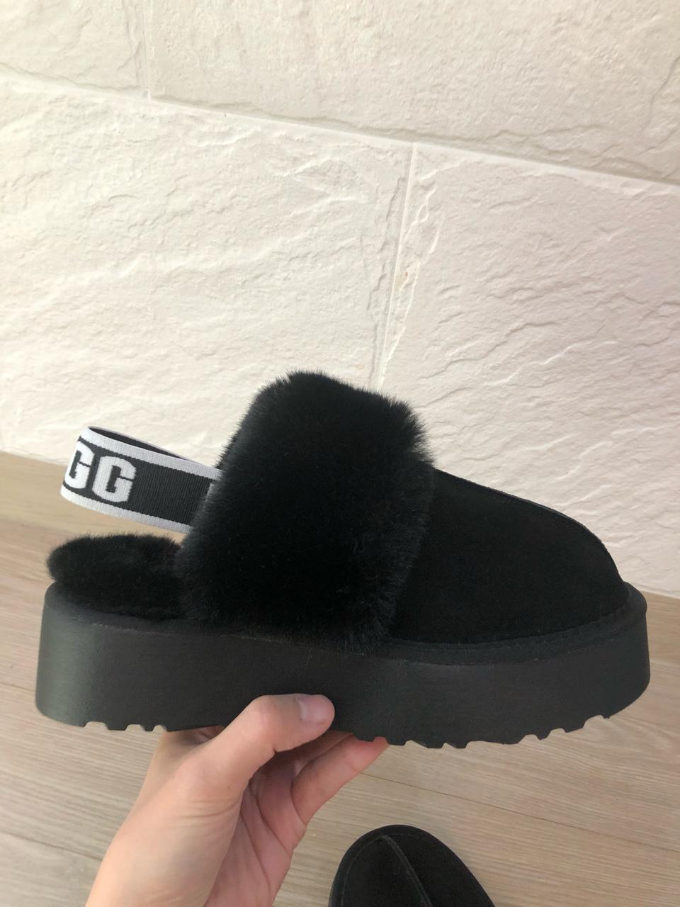 새상품 어그 밴딩 슬리퍼 블랙 또는 브라운
