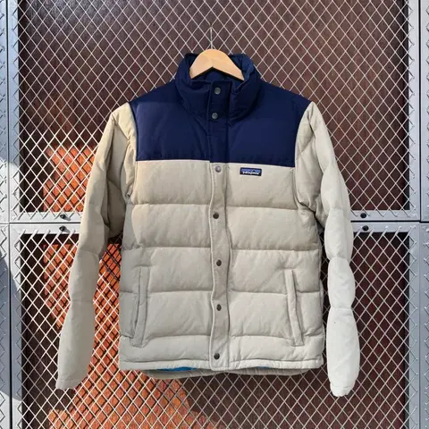 파타고니아 비비 배색 덕다운 자켓 S