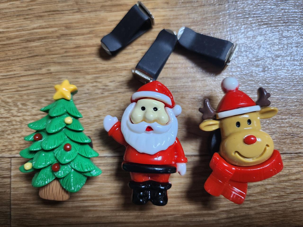 크리스마스 차량 악세서리 3개세트- 새제품