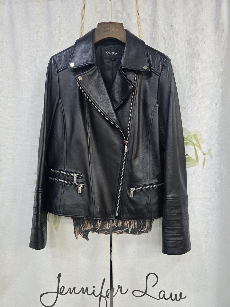 리오벨 양가죽 라이더자켓