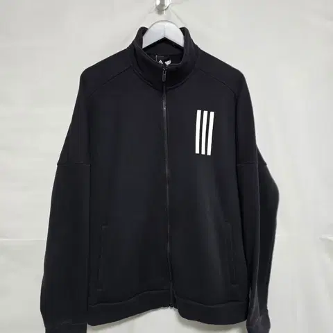 아디다스 블랙 기모 집업 트랙 자켓 남 110. 1215