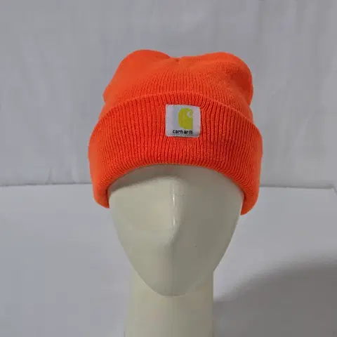 형광주황 겨울 비니 모자 free. 0922