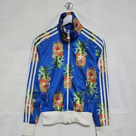 아디다스 파인애플 플라워 트랙탑 자켓 블루 여 85. 1211