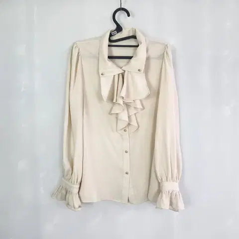 0499 STYLEYINZ 레이스 퍼프소매 블라우스