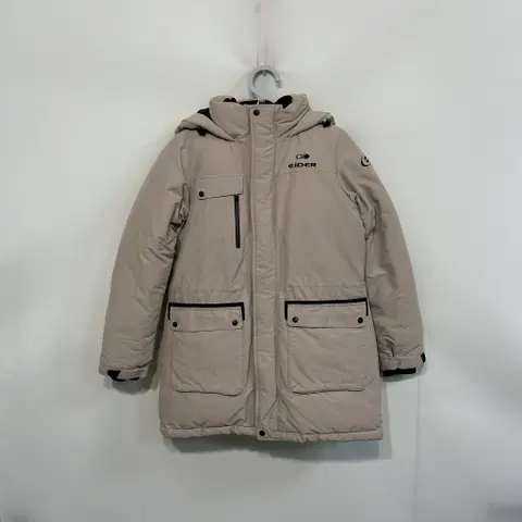 아이더 여성 오리털 패딩 55정도 베이지