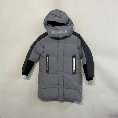 블랙야크 키즈 롱패딩 130 그레이 상태 최상