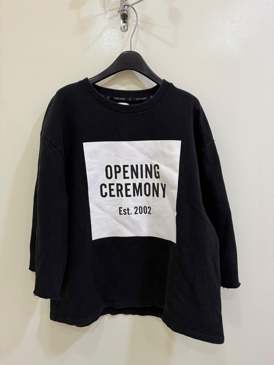 오프닝세레모니 프린팅 맨투맨 정품