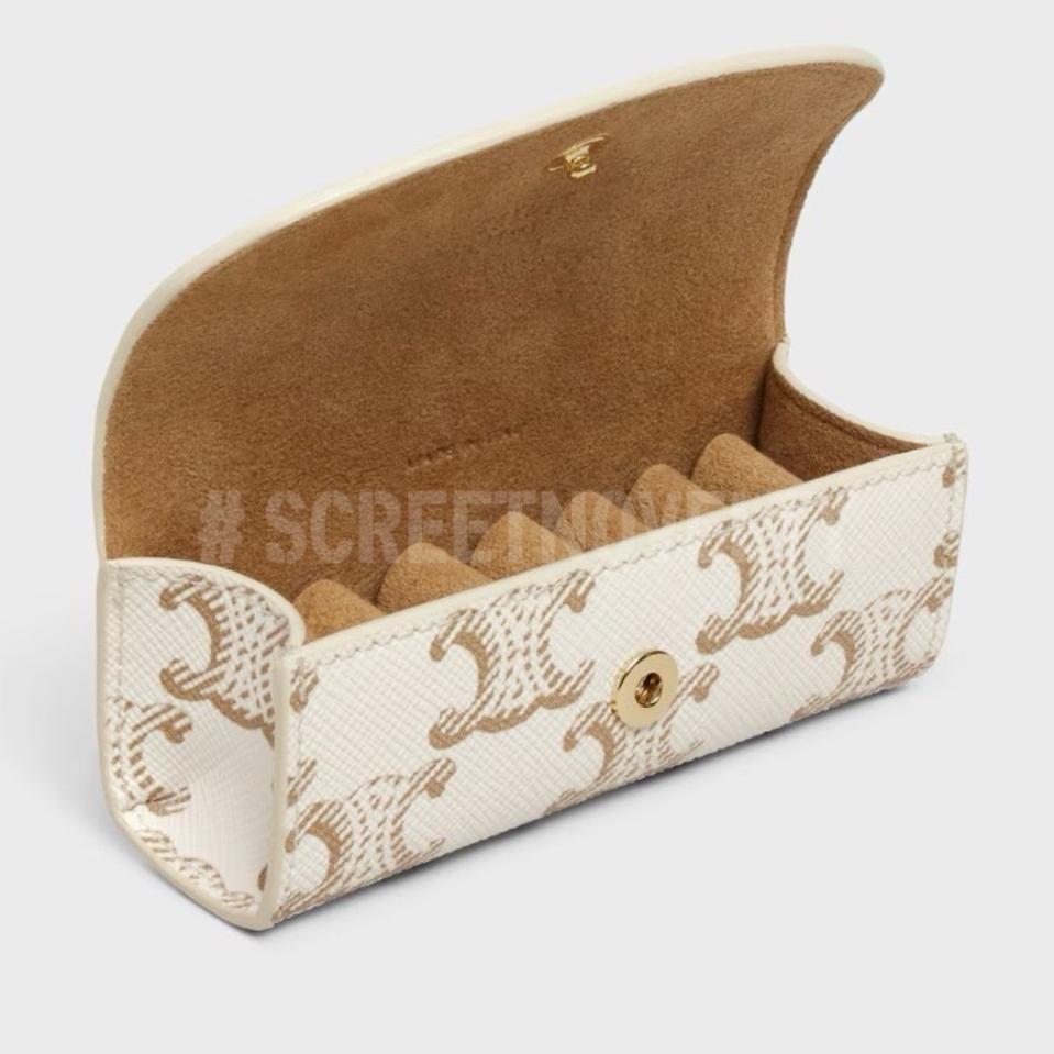 셀린느 트리옹페 쥬얼리 케이스 아이보리