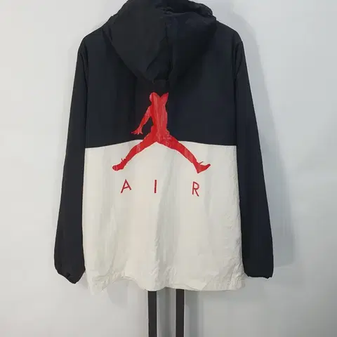 나이키 조던 바람막이 빅로고 레트로 우븐 자켓 블랙 화이트 95