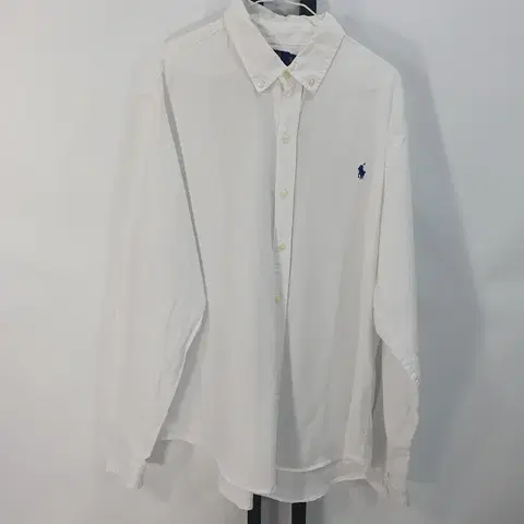 폴로 랄프로렌 린넨 셔츠 긴팔 남방 화이트 신형탭 xl