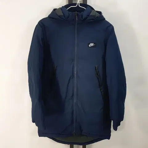 나이키 키즈 롱패딩 다운 자켓 네이비 L 150~160