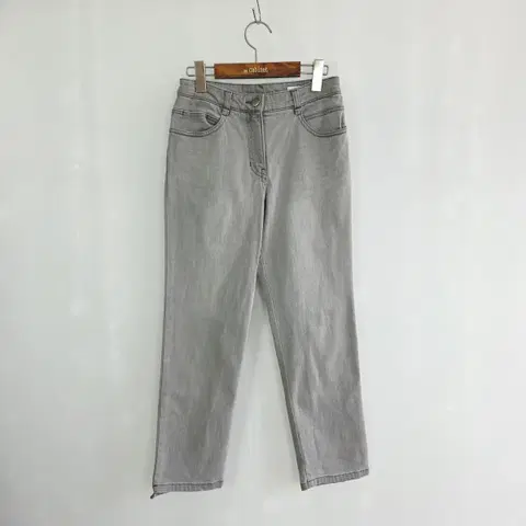 [SJSJ] 한섬 그레이 스트레이트 데님 팬츠