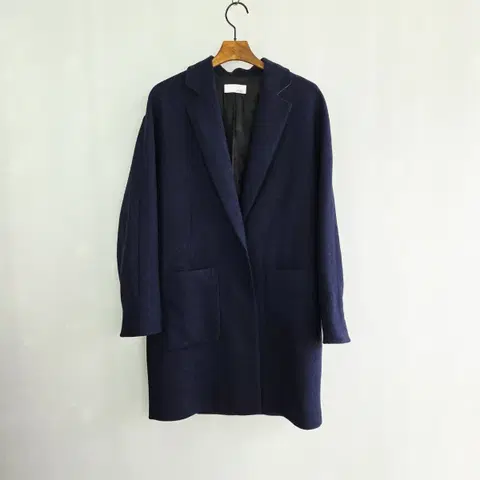[It Michaa] 잇미샤 네이비 테일러드 울 코트