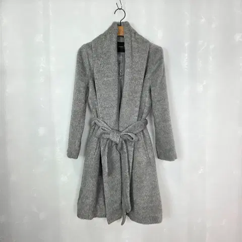 케네스레이디 울 알파카 코트 그레이 55사이즈