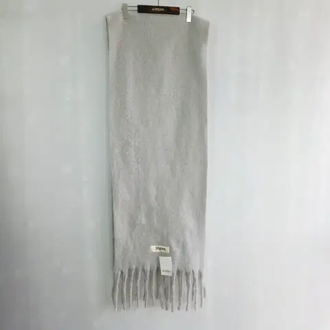 [Brighten] 브라이튼 폭신 루프 프린지 머플러 연그레이