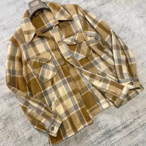 에디바우어 어센틱(라이센스X) 원냅 카라 초어 자켓 USA made